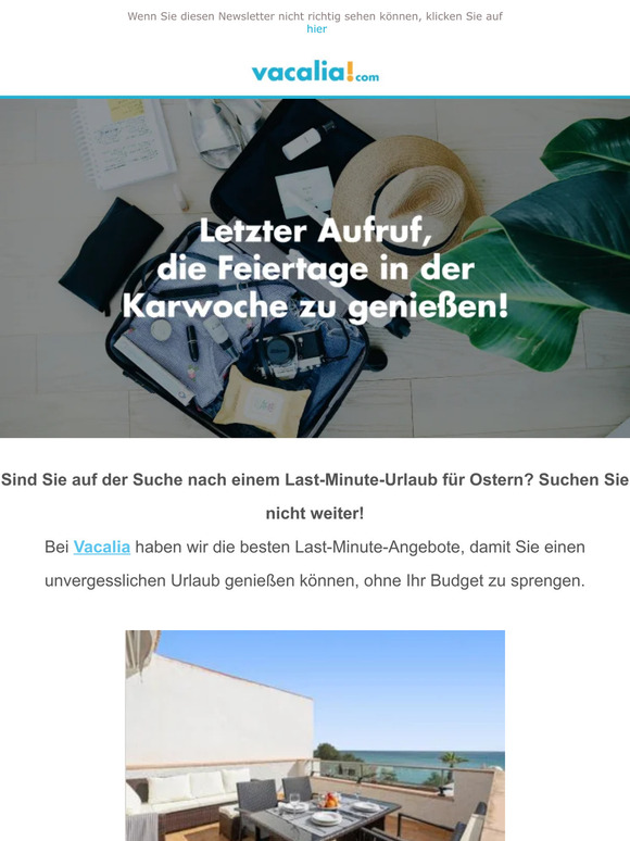 Letzter Aufruf, die Feiertage in der Karwoche zu genießen!