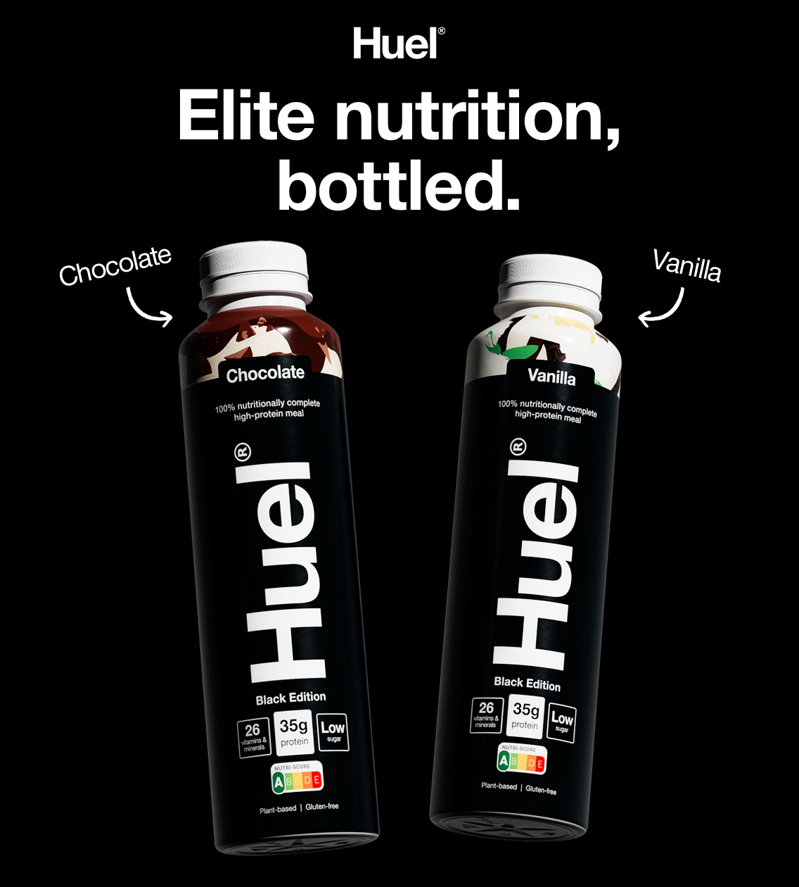 Elite nutrition, bottled. 