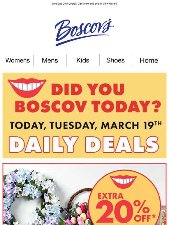 Boscov's: Extra 20% Off Home Décor, Toys & Candy | Milled