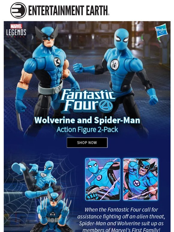 Spidey and Wolverine join the Fantastic Four!