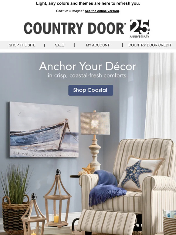 Country Door Cool Coastal Style is Now a Breeze . . . Milled