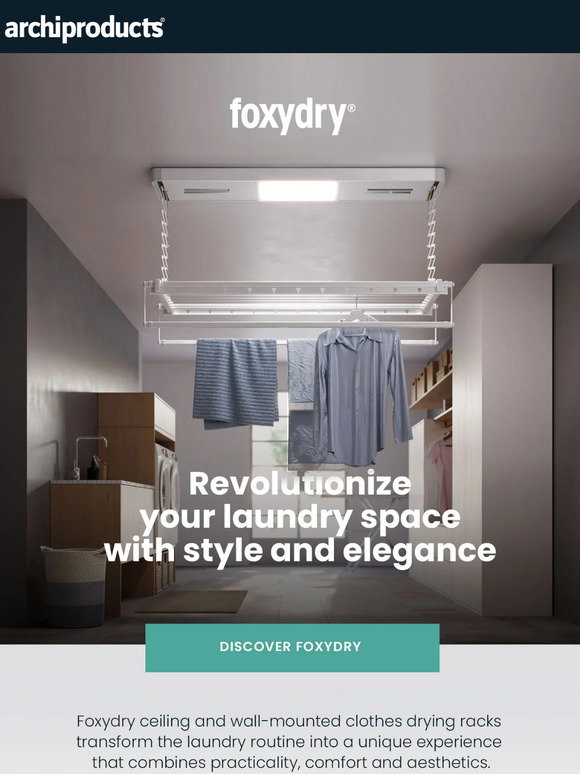 Archiproducts: Ceiling and wall clothes drying racks: revolutionize ...