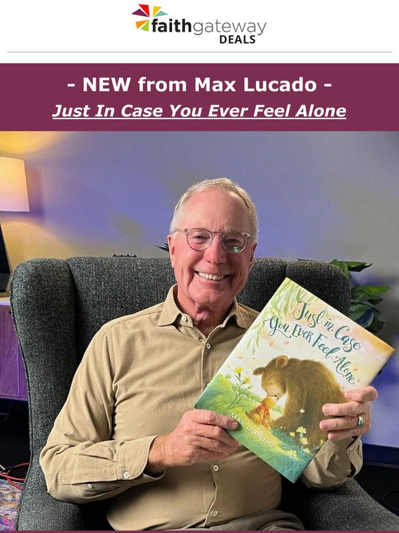 save on this new kids book from Max Lucado