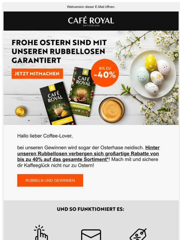 Da staunt der Osterhase: Gutscheine mit bis zu 40% Rabatt!