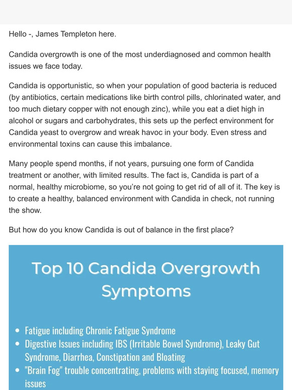 UNI KEY Health: Is Your Candida In Check? ️ | Milled