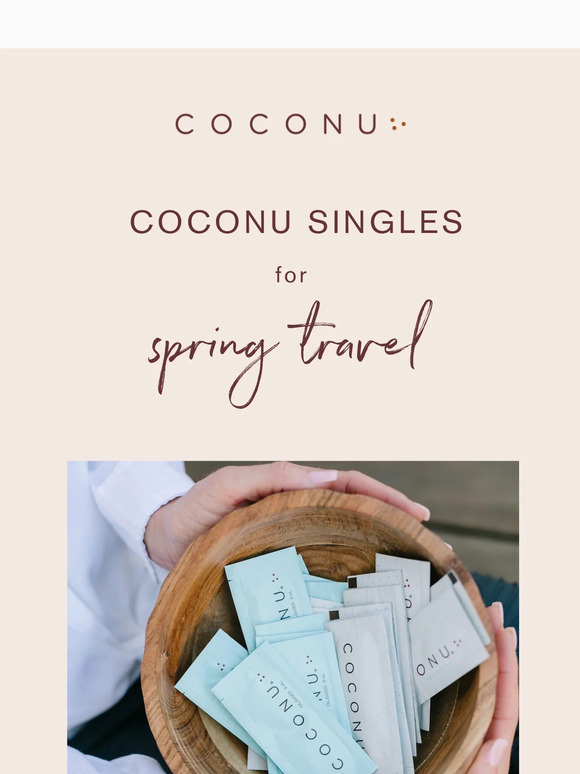Try Coconu Singles for Spring Travel