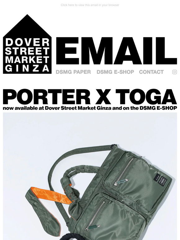 Dover Street Market: Porter x Toga now available at Dover Street ...