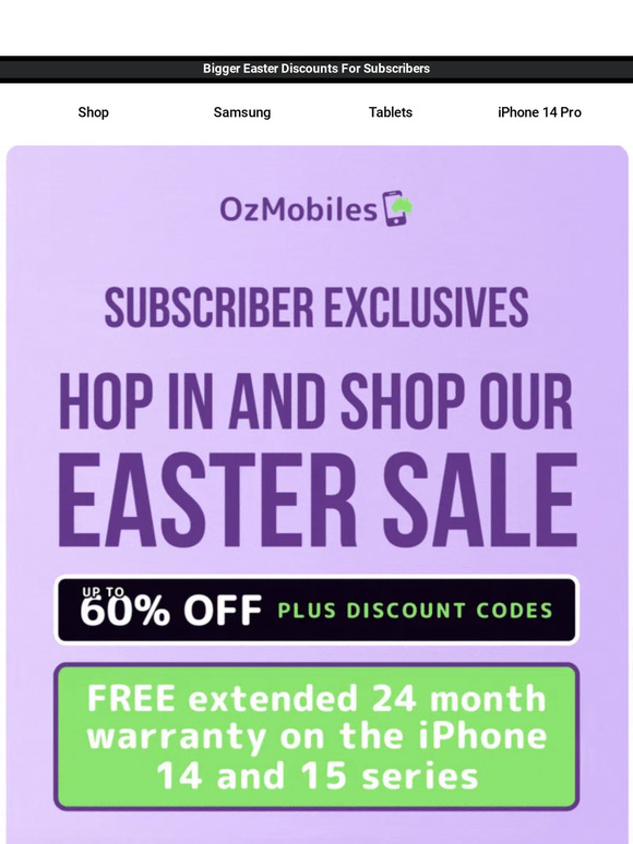💐 Easter Exclusives Await 🐰