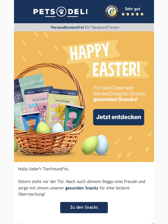 Osterleckereien für deinen Doggo!