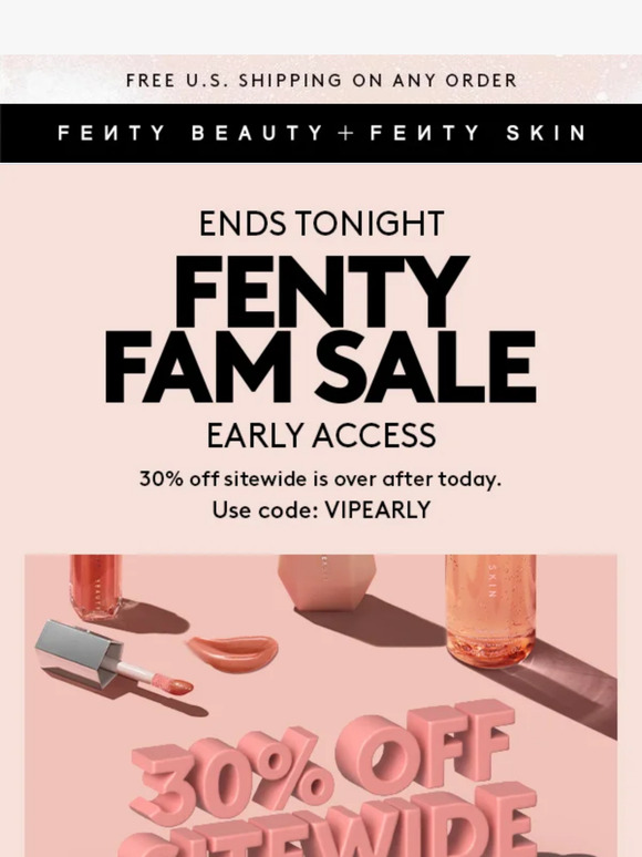 Fenty Beauty Email Newsletters Shop Sales, Discounts, and Coupon Codes