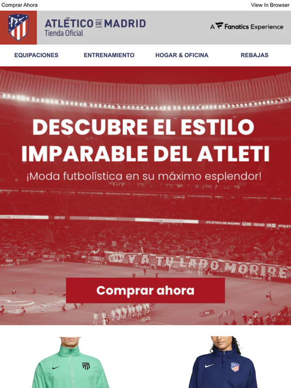 Explora la moda de Atlético