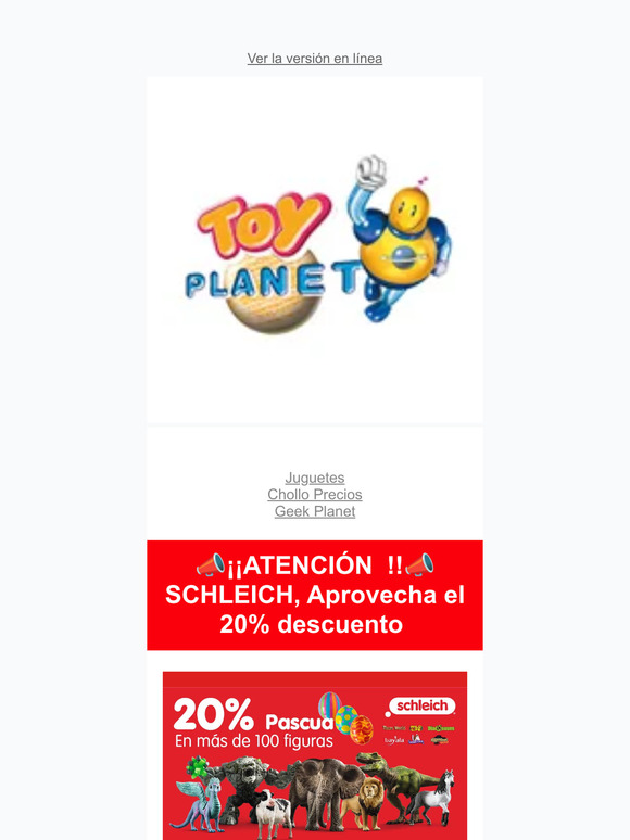 Schleich: 20% de Descuento en Figuras