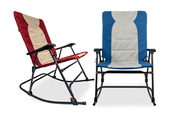 Venture Forward Padded Folding Rocking Chairs
