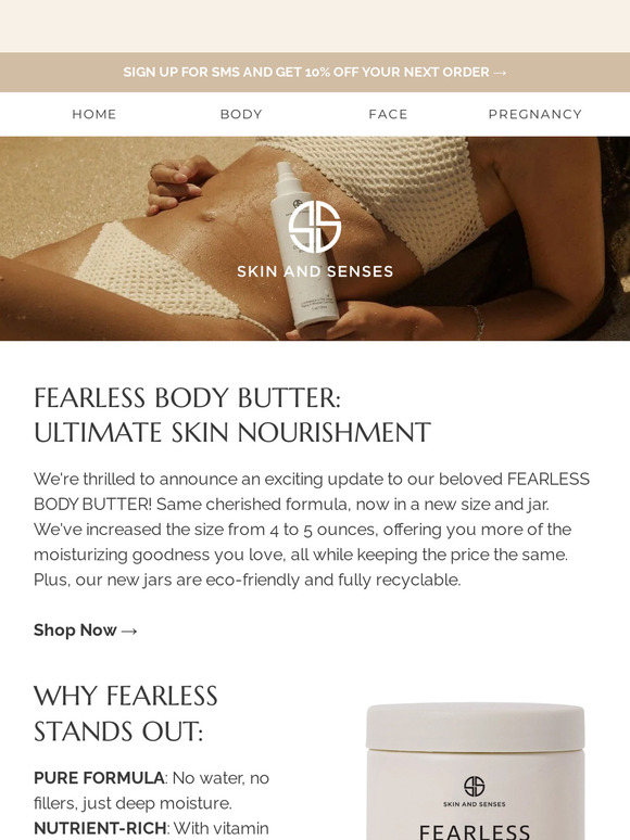 Exciting News! Fearless Body Butter Now In A Bigger Size 🌿