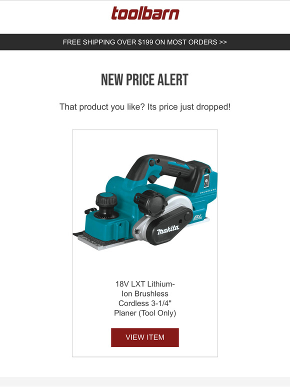 Act fast: price drop on the items you browsed