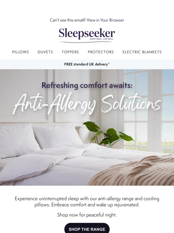 Discover Our Anti-Allergy Range!