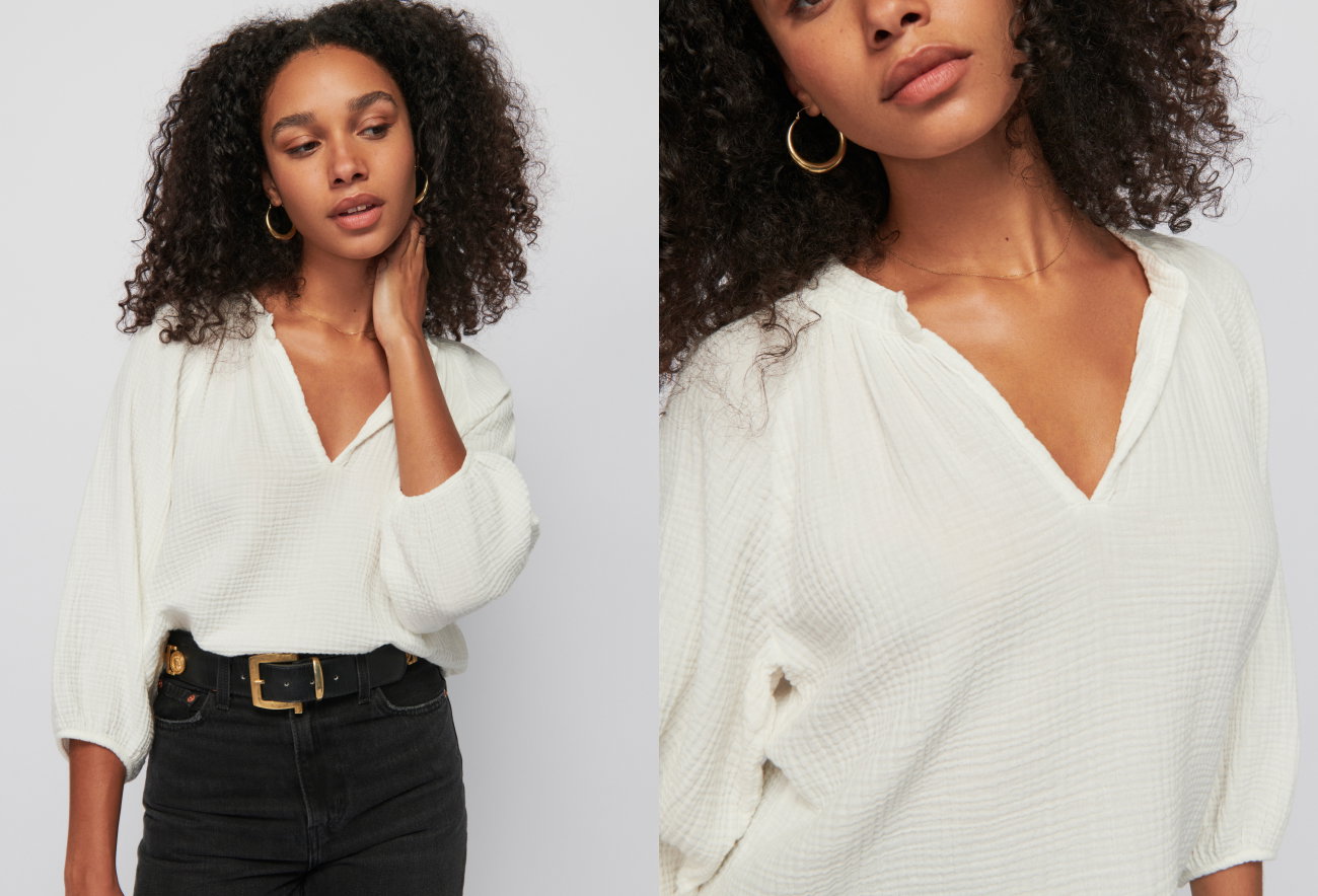 The Mimi Blouse (This one comes in White.) | NATION LTD