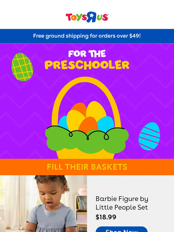 Toysrus.ca: 🐣🐰 Fill Their Basket: Preschool Edition 