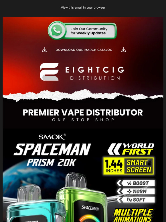 Eightcig: SMOK Spaceman 20K: Vape with the Largest Screen Available! 👨 ...