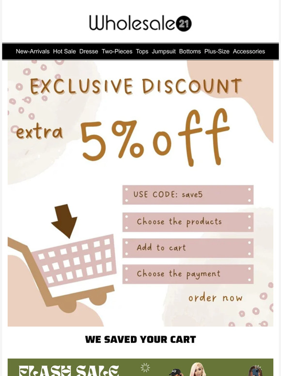 😎Yeah! You have an exclusive discount now!