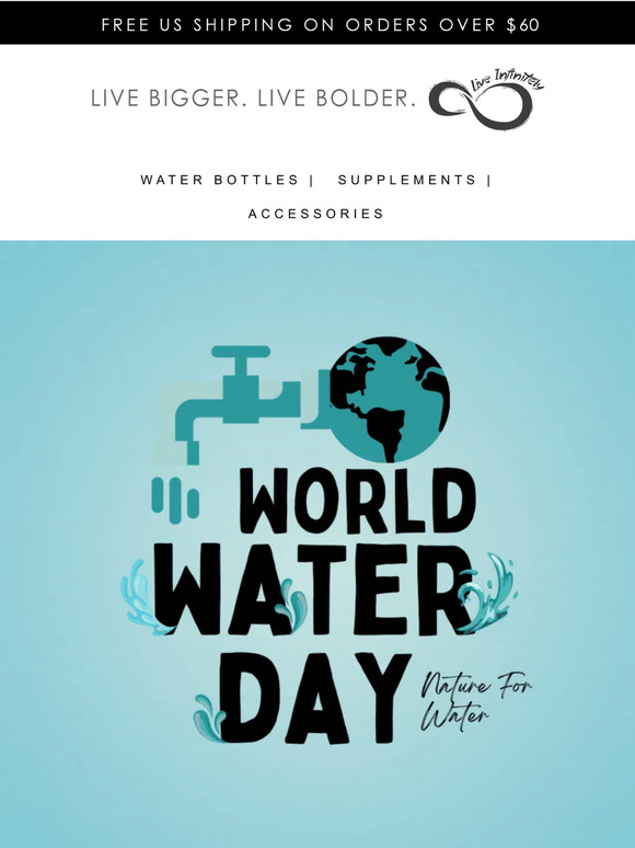 🌍💧Save 15% Sitewide - World Water Day!