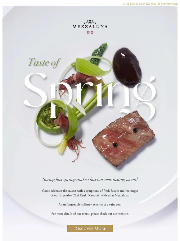 Taste of Spring at Mezzaluna