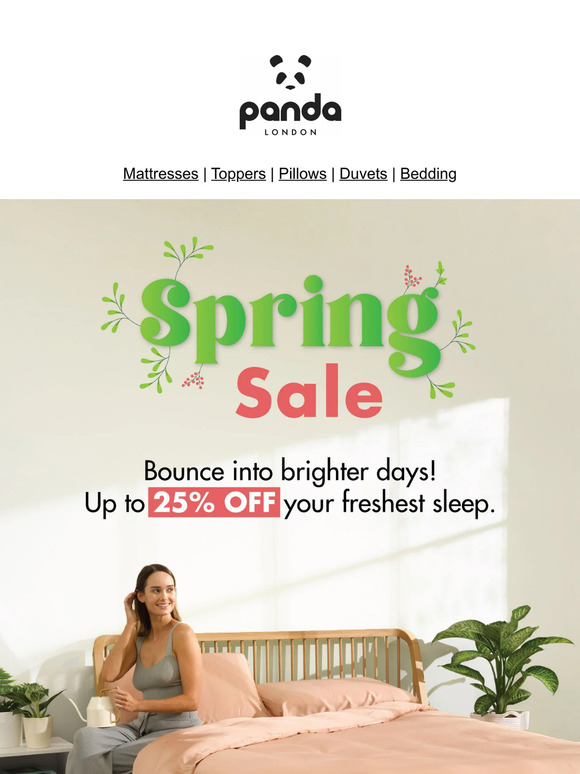 Spring Sale | Up to 25% OFF 🐼