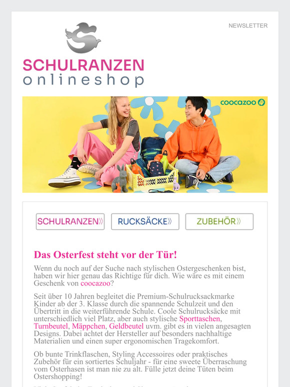 coocazoo Zubehör fürs Osternest entdecken!