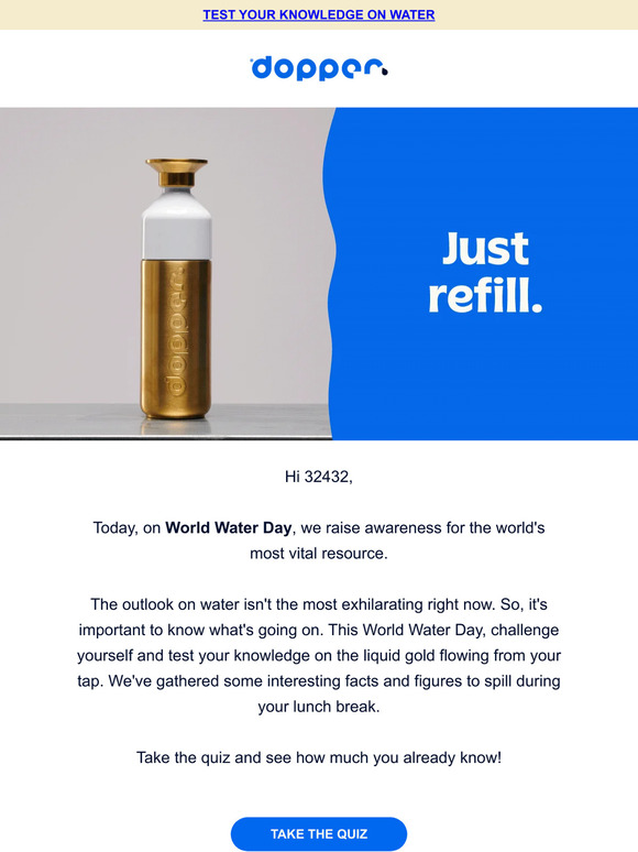 This World Water Day we challenge you 👊