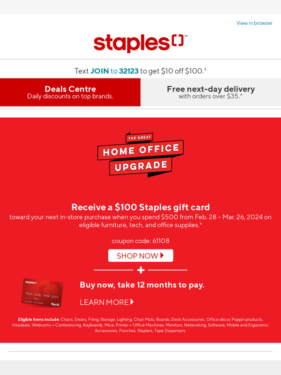 Staples Print & Marketing Save up to 150 on our big printing event. Milled