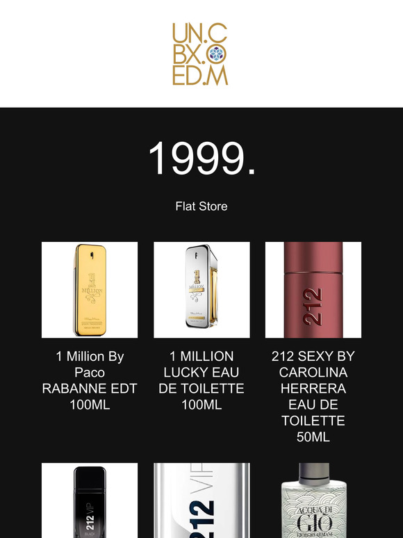 March End Clearance with New Arrivals! Perfumes ! The 1999/- Store
