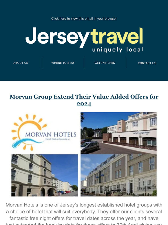 Free Night Offers at Morvan Hotels, now bookable until 30th April!