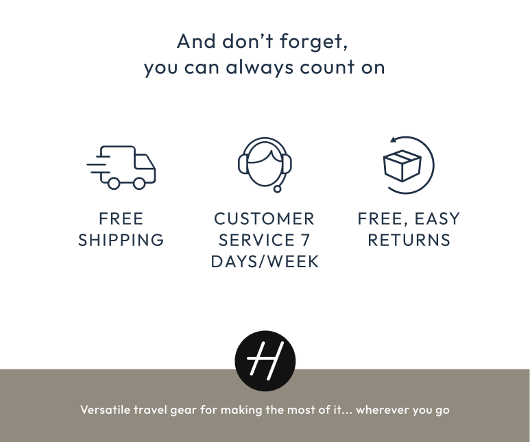 You can always count on free shipping and stellar customer service.
