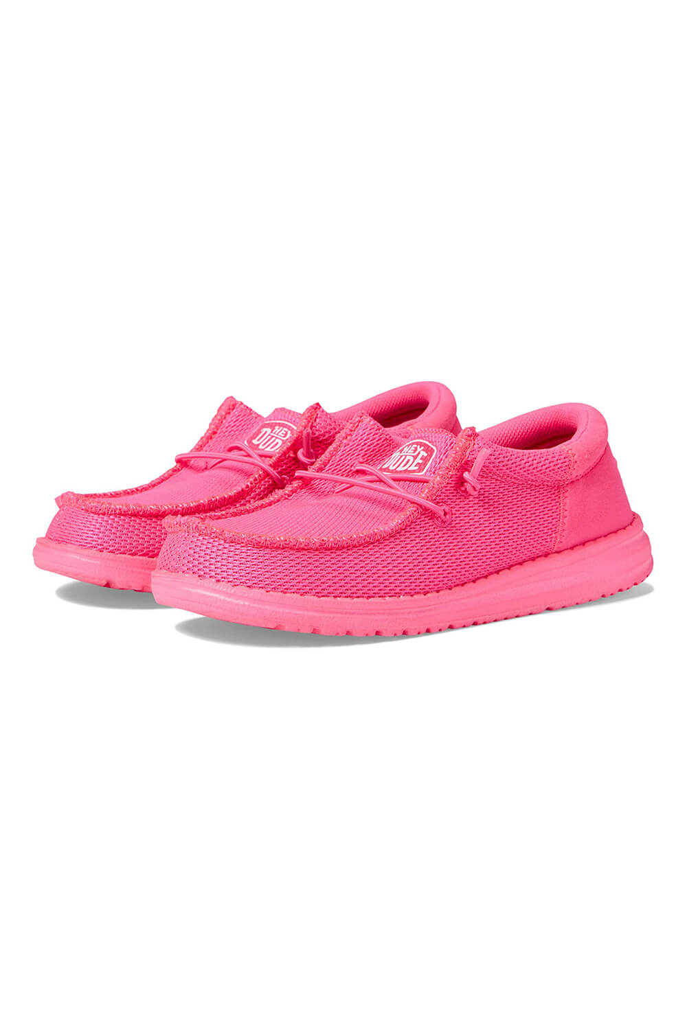 Image of HEYDUDE Women's Wendy Funk Mono Shoes in Electric Pink