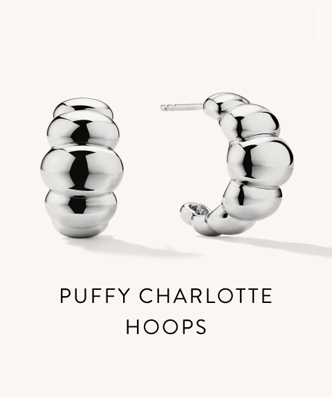 Puffy Charlotte Hoops.