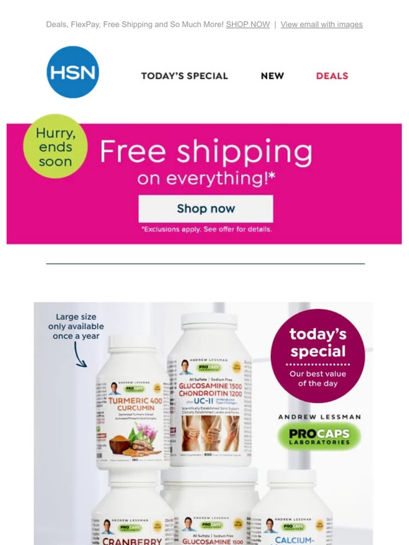 HSN Email Newsletters Shop Sales, Discounts, and Coupon Codes