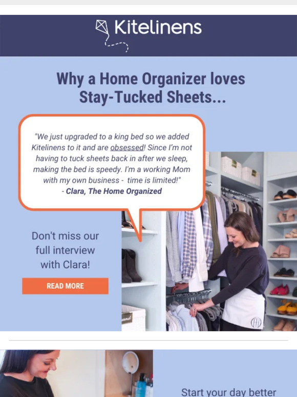 Why does a professional Home Organizer love Kitelinens?