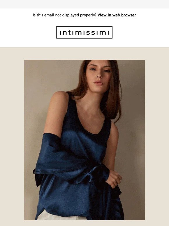 intimissimi on X: Sublime silk deserves a sublime view. Silk