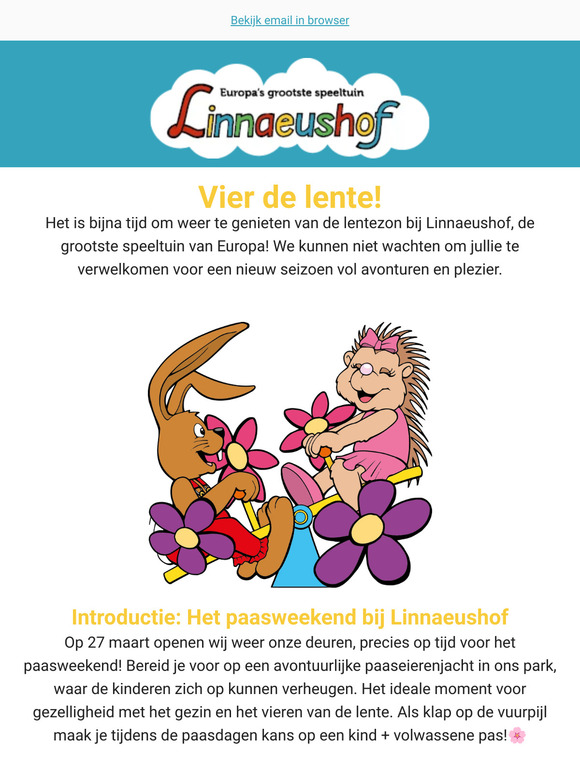 NIEUW | Linnaeushof weer open | Vier de Lente!🌸