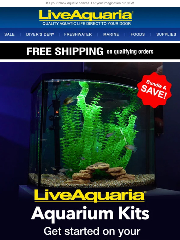 321. Get started with aquariums & aquarium kits