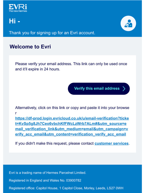 Verify your email address