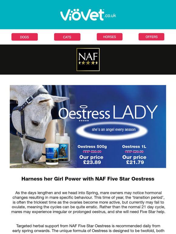 Keep Calm With NAF Five Star Oestress