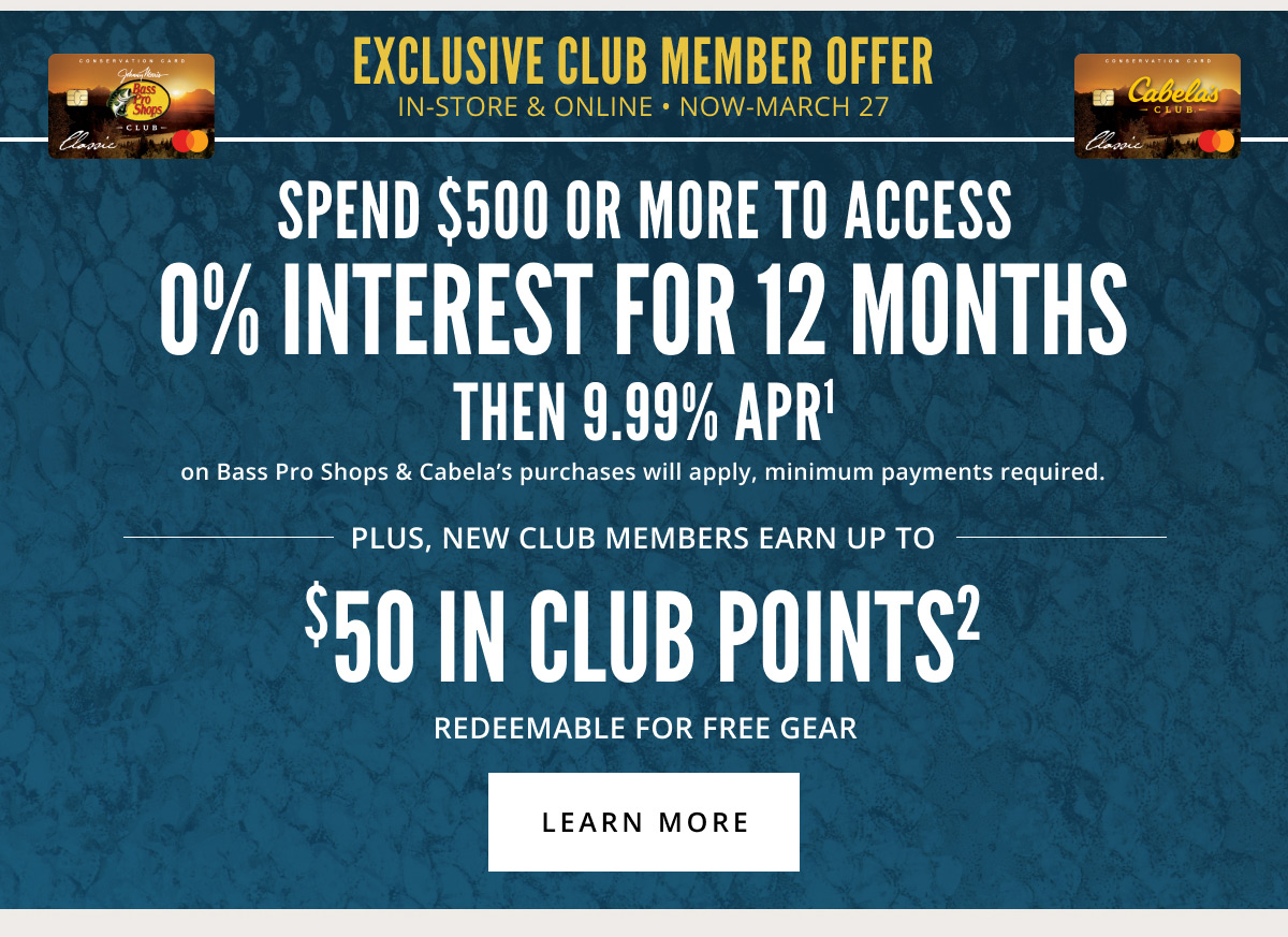 Cabela's Discover Legendary Savings In The Bargain Cave! Milled