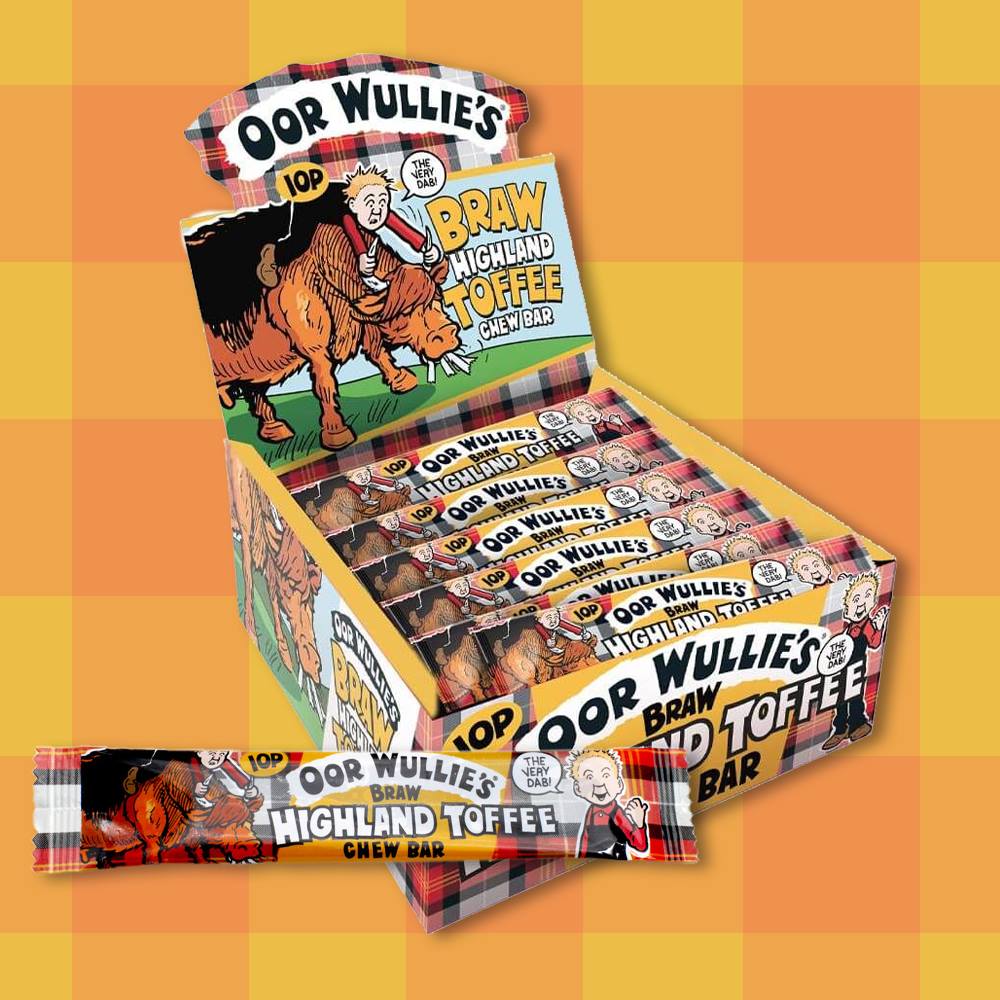 Image of Box of 72 - Highland Toffee Chew Bars