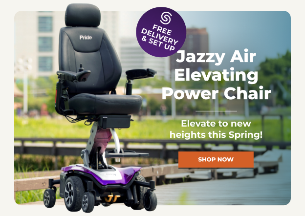 FREE White Glove Delivery on all Pride Full-Size Jazzy Power Chairs!