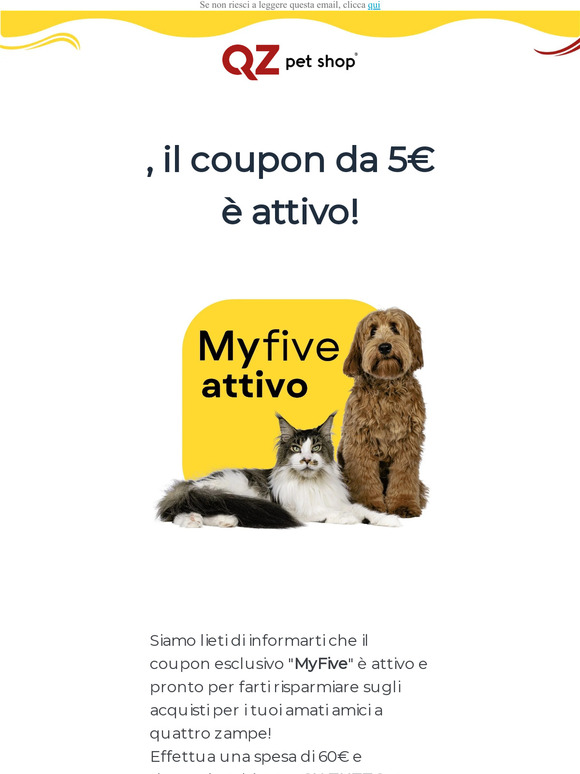 Sconto attivo: approfitta del coupon MyFive