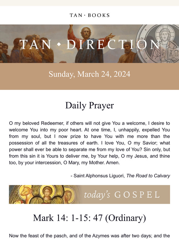 TAN Books: Daily Devotional—Palm Sunday of the Lord's Passion | Milled