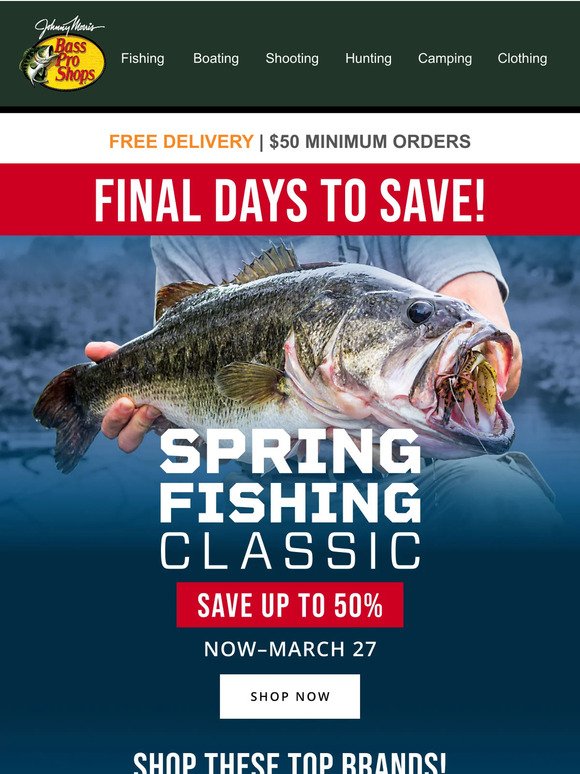 Bass Pro Shops: Finish off Your Shopping with Last Minue Gift Ideas!
