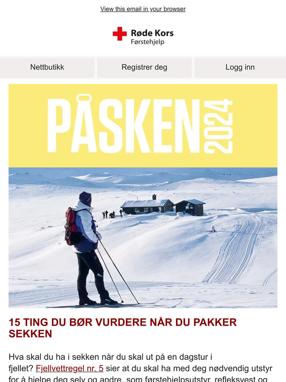Gode råd for en tryggere påskeferie🐣