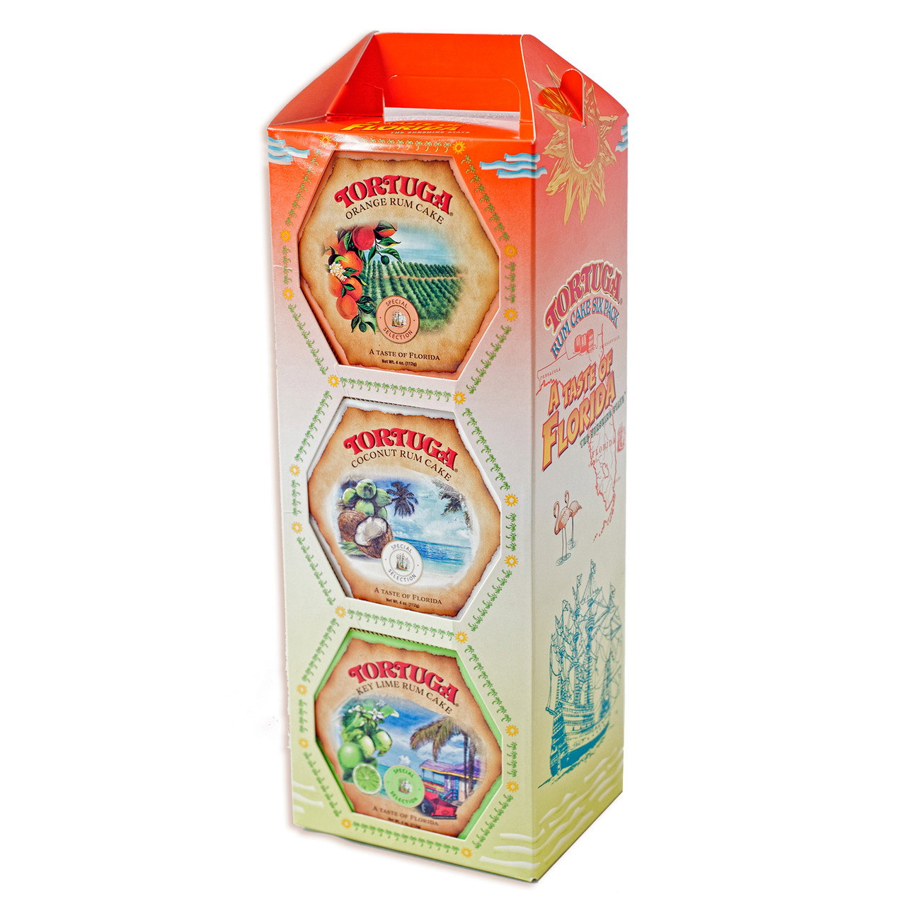 Image of Tortuga Taste of Florida 4oz Variety Six-Pack (2 Packs)